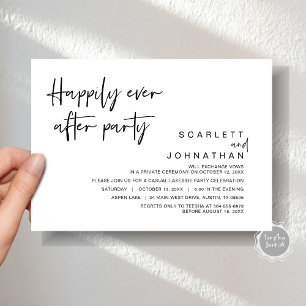 Trouwvlucht, Happily Ever After Feestje Kaart