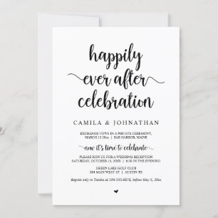 Trouwvlucht, Happily Ever After-viering Kaart