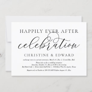 Trouwvlucht, 'Happily Ever After'-viering Kaart