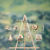 Trouwvolgorde van de Geïllustreerde Evenementen Acryl Bord (Neutraal)