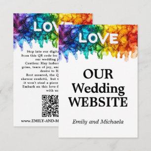 🌈 Trouwwebsite LGBTQ geschilderd met liefde Informatiekaartje