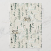 Trouwweekend in de bossen Reisplan kaart (Achterkant)