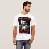 Troy Davis, vergeet nooit — T-Shirt (Voorkant volledig)