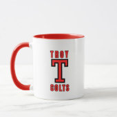Troy High School Michigan Coffee Mug (Gauche)