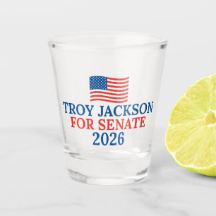 Troy Jackson voor Senaat 2026 Verkiezingspartij Shot Glas