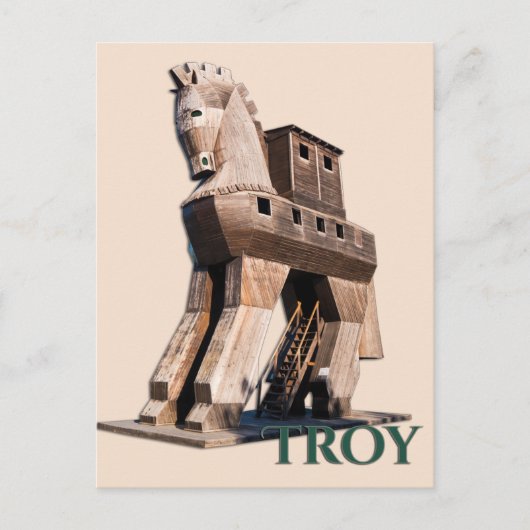 Troy: Trojan Horse Briefkaart (Voorkant)