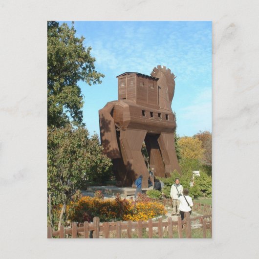 Troyan Horse Briefkaart (Voorkant)