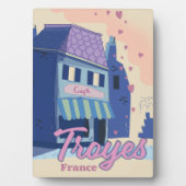 Troyes France reisposter Fotoplaat (voorkant)