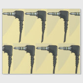 TRRS Audio Jack Connector Tech Gadget Illustratie Cadeaupapier (Vlak)