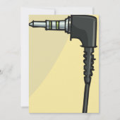 TRRS Audio Jack Connector Tech Gadget Illustratie Kaart (Voorkant)