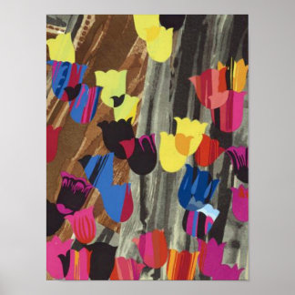 Trt deco-tulpen poster
