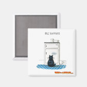 Tru The Cat Flap Magnet - "Idle Thoughts" (Recto/Verso)