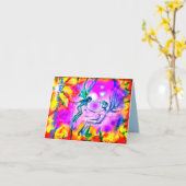 TRUBELIEVE FÉERIES GREETING CARTE (Fleur jaune)