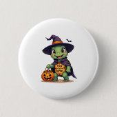 truc met schildpadden ronde button 5,7 cm (Voorkant)