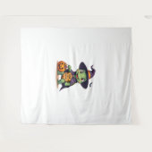 truc met schildpadden wandkleed (Voorkant (horizontaal))