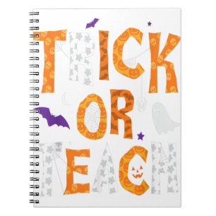 Truc of behandel docent Halloween Notitieboek