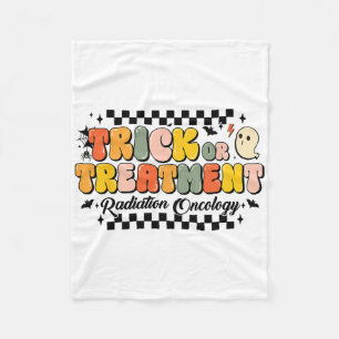 Truc of behandeling Straling Oncologie Halloween 1 Fleece Deken
