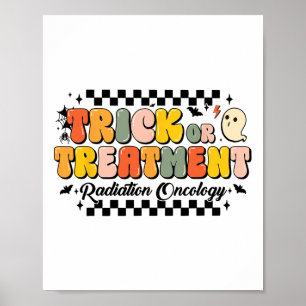 Truc of behandeling Straling Oncologie Halloween 1 Poster