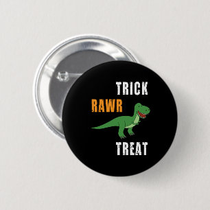 Truc Rawr Behandeling Schattige Halloween Tyrannos Ronde Button 5,7 Cm