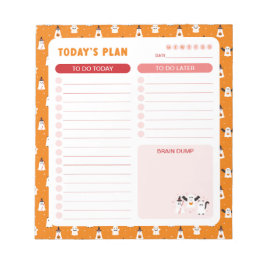 Truc voor het behandelen van geesten dagelijks te notitieblok