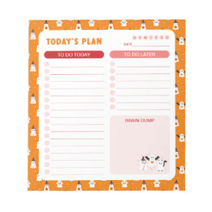 Truc voor het behandelen van geesten dagelijks te notitieblok