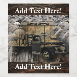  Truck Antiek Truck Old Truck Wine Label Wijn Etiket
