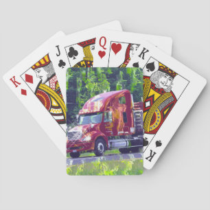 Truck Big Rig Truck-Driver's Card Deck Speelkaarten