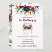 Truck Burgundy Wedding Save The Date (Voorkant / Achterkant)