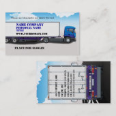 Truck Business Visitekaartje (Voorkant / Achterkant)