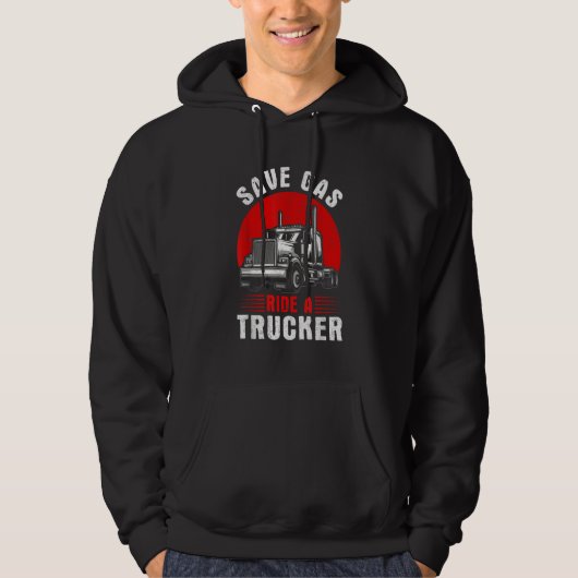 Truck Driver Constructions Workers Coolest Vehicle Hoodie (Voorkant)