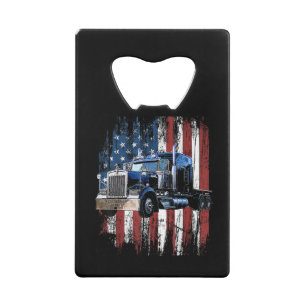Truck Driver Gi voor vrachtwagen Truck Trucker Kredietkaart Flessenopener