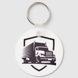Truck Driver Logo Sleutelhanger