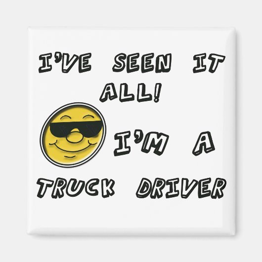 Truck Driver Magneet (Voorkant)