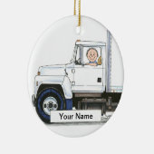 Truck Driver - Male Keramisch Ornament (Rechts)