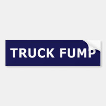 TRUCK FUMP BUMPERSTICKER