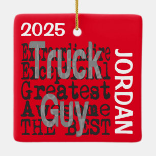 Truck Guy Extraordinaire Keramisch Ornament