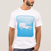 Truck Icon Mannen T-Shirt (Voorkant)