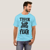 Truck Ja Mannen T-shirt (Voorkant volledig)