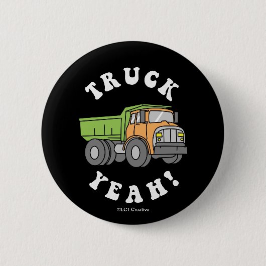 Truck Ja Ronde Button 5,7 Cm (Voorkant)