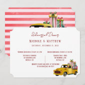  Truck Kerst repetitie Diner Kaart (Voorkant / Achterkant)