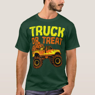 Truck of Treat Pumpkins Toddler Boys Halloween Mon T-shirt