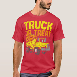 Truck of Treat Pumpkins Toddler Boys Halloween Son T-shirt