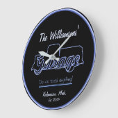 Truck Outline Garage Klok Teken (Hoek)