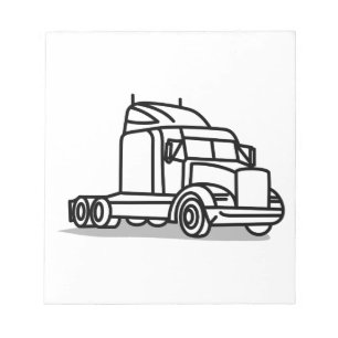 Truck Outline Notitieblok