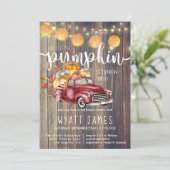  Truck Rustic Barnwood Autumn Birthday (Staand voorkant)