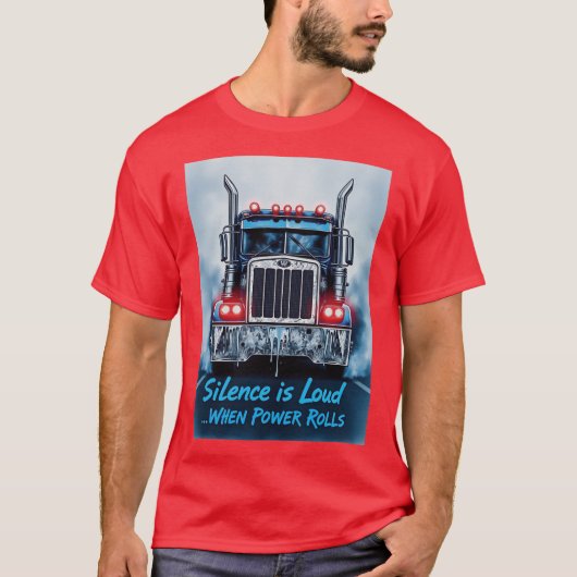Truck Silent Power T-shirt (Voorkant)