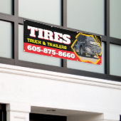 Truck Stop Tyre Store Aangepast Spandoek (Buitenkant Gebouw)