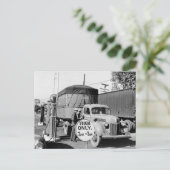 Truck Stop van 1940 Briefkaart (Staand voorkant)