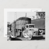 Truck Stop van 1940 Briefkaart (Voorkant / Achterkant)