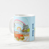 Truck Surfer Lighthouse mug Koffiemok (Voorkant links)